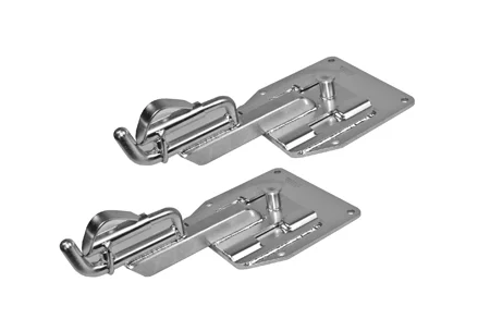HEAVY DUTY DAVIT HEADS THAT ARE EXTENDED OUT TO 4 INCHES LONGER